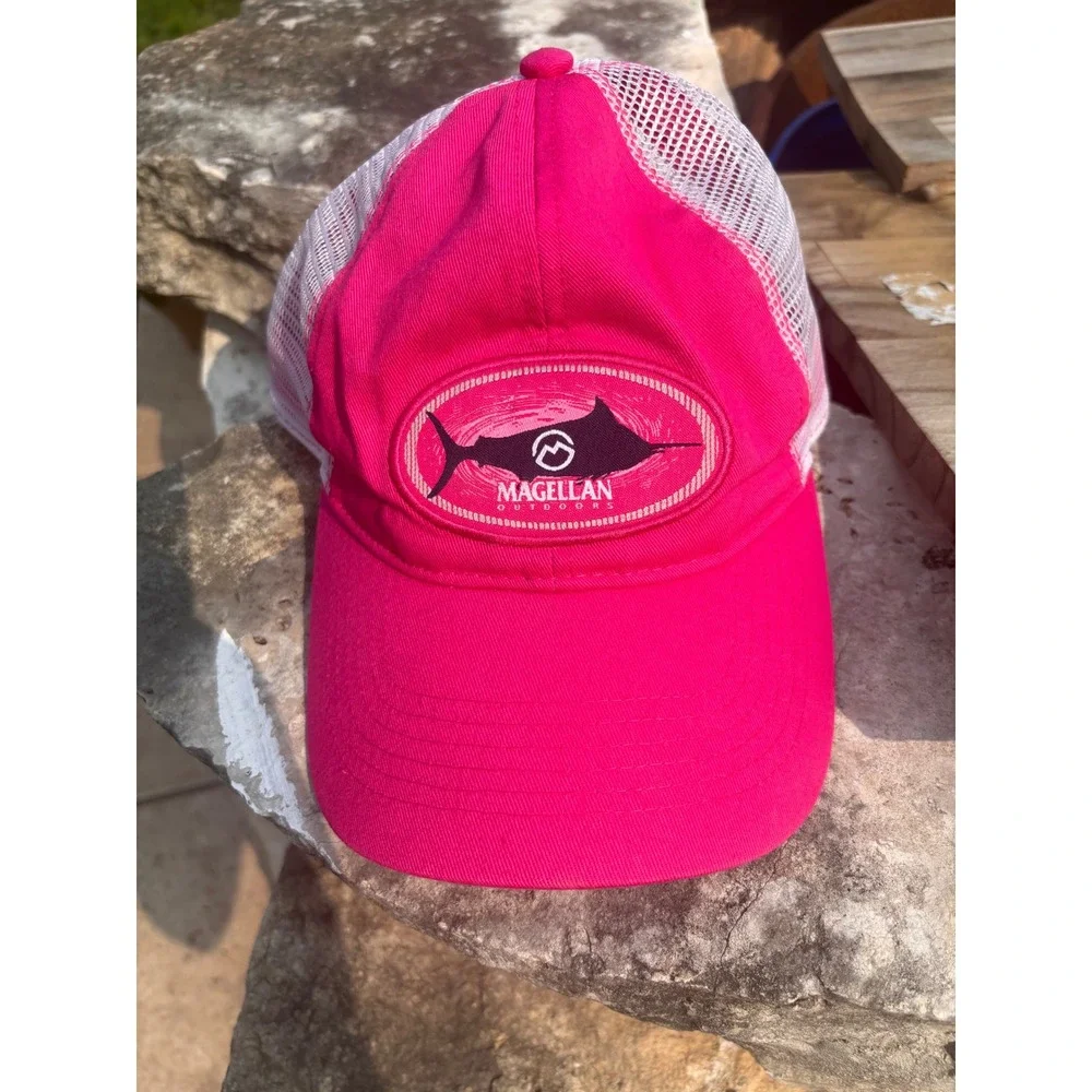 Magellan Outdoors Trucker Hat Women OSFM Marlin Mesh Snapback LIKE NEW